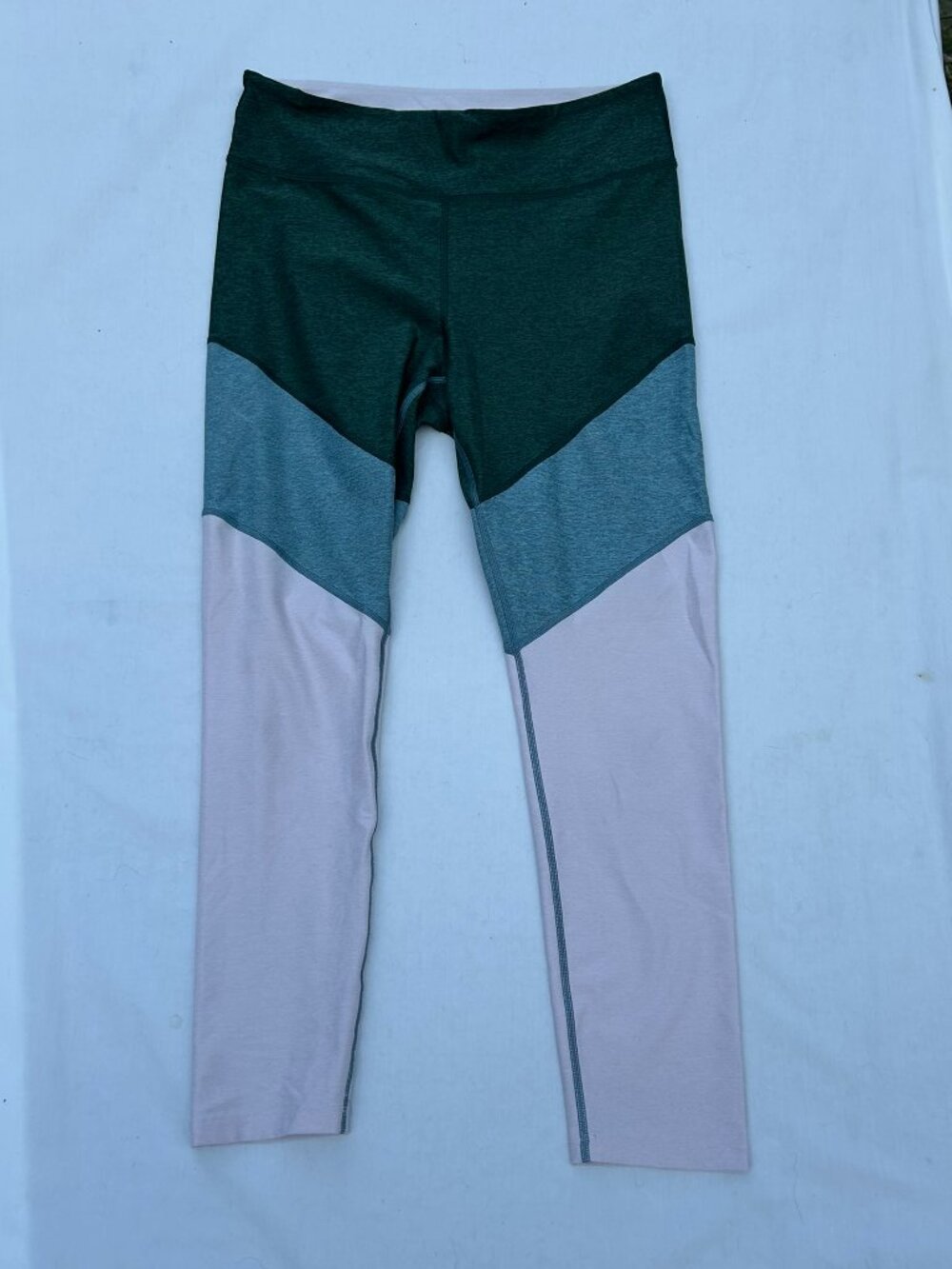 Outdoor Voices Women's Size XL Leggings Green White